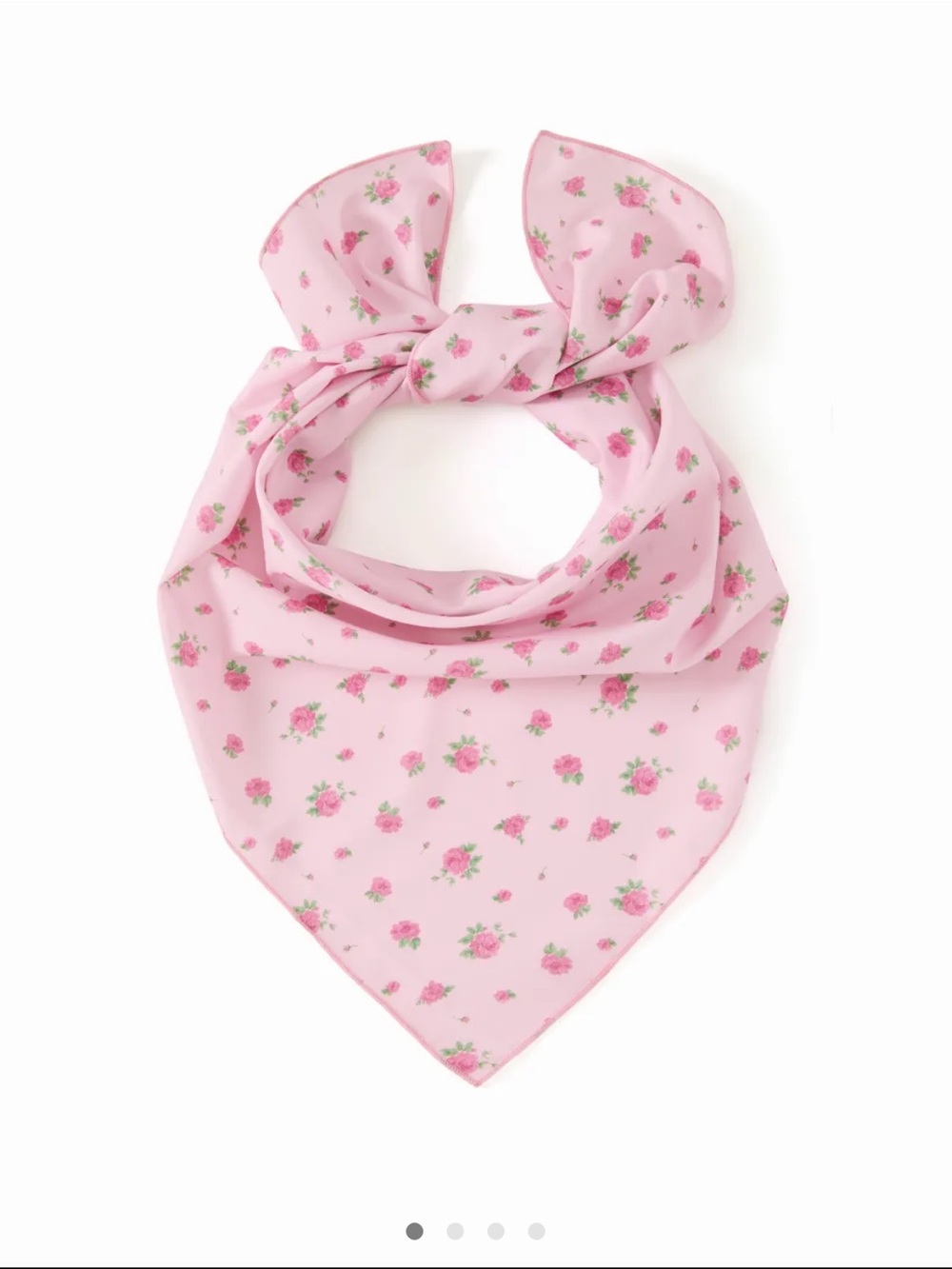 Cider Pink Floral Bandana Bib Scarf